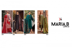 Deepsy Suits Maria.B Embroiderd Lawn 23 Cotton Pakistani Suits Collection Design 2051 to 2054 Series (7)