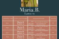 Deepsy Suits Maria B Lawn 21 Pure Cotton Suit Design 941-948 Series (10)