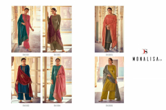Deepsy Suits Monalisa Vol 4 Nahya Silk With Banaras Wave Jacquard Dupatta 9