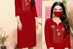 Diksha Creation Livaa Vol 02 Kurtis With Mask Design 1001 to 1008 4