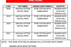 Ding Dong By Your Choice Jam Silk Cotton Suits 3