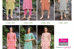 Diya Trends Celebration Vol 04 Rayon Kurti With Pant Collection Design 4001 to 4007 Series (9)