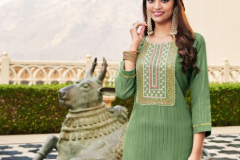 Diya Trends Eternal Vol 01 Fancy Fabric with Embroidery Work Kurti Collection Design 1001 to 1012 Series (11)