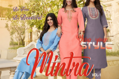 Diya Trends Mintra Vol 1 Rayon Weavig Kurti With Pant Collection Design 1001 to 1012 Series (1)