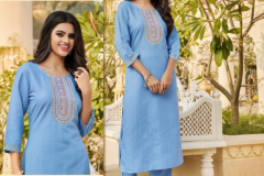 Diya Trends Mintra Vol 1 Rayon Weavig Kurti With Pant Collection Design 1001 to 1012 Series (12)