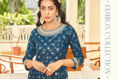 Diya Trends Poosh Vol 1 Desginer Gown Style Kurti Collection Design 1001 to 1008 Series (14)