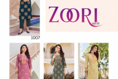 Diya Trends Zoori Vol 1 Rayon Kurti Collection Design 1001 to 1006 Series (9)