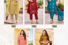 Diya Trends Zubeda Vol 1 Kurti With Pant & Dupatta Collection Design 1001 to 1010 Series (12)