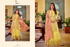 Eba Lifestyle Armani Sharara Salwar Suit Design 1361 to 1364 Series (3)