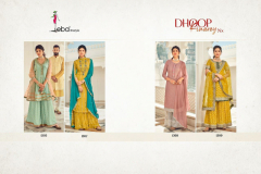 Eba Lifestyle Dhoop Kinarey NX Sharara Salwar Suit Design 1305 to 1309 Series (4)