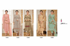 Eba Lifestyle Hurma Vol 12 Georgette Salwar Suit Design 1064 to 1068 Series (6)