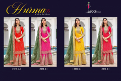 Eba Lifestyle Hurma Vol 35 Color Edition Plazzo Embroidery Worked Design 1315 (1)