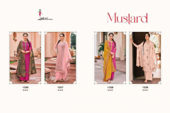 Eba Lifestyle Mustard Georgette With Heavy Embroidery Salwar Suit Design 1336 to 1339 Series (11)