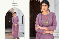 Eba Lifestyle Purple Vol 1 Georgette With Embroidery Salwar Suit Design 1332 to 1335 Series (5)