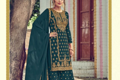 Eba Lifestyle Rose Gold Palazzo Salwar Suit Design 1219 to 1221 Series (1)