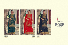 Eba Lifestyle Rose Gold Palazzo Salwar Suit Design 1219 to 1221 Series (2)