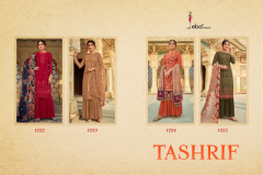 Eba Lifestyle Tashrif Heavy Foux Georgette Design 1222 to 1225