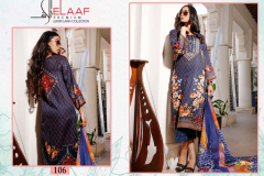 Elaaf Premium Lawn Iman Laxury Lawn Karachi Style Suit 101 to 110 Series 1