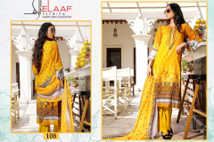 Elaaf Premium Lawn Iman Laxury Lawn Karachi Style Suit 101 to 110 Series 4