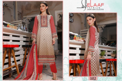 Elaaf Premium Lawn Iman Laxury Lawn Karachi Style Suit 101 to 110 Series 6