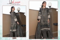 Elaaf Premium Lawn Iman Laxury Lawn Karachi Style Suit 101 to 110 Series 7