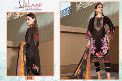 Elaaf Premium Lawn Iman Laxury Lawn Karachi Style Suit 101 to 110 Series 8