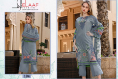 Elaaf Premium Lawn Iman Laxury Lawn Karachi Style Suit 101 to 110 Series 9