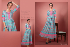 Fashion Galleria Jennifer Gown Kurti Collection Design FG-4006 to FG-4009 Series (2)