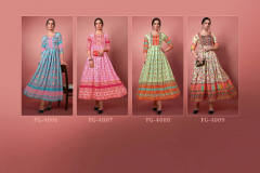 Fashion Galleria Jennifer Gown Kurti Collection Design FG-4006 to FG-4009 Series (9)