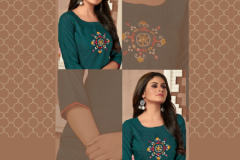 Fashion Galleria Kalindi Vol 1 Viscose Kurti Design 1054 to 1058 Series (6)