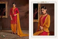 Fashion Of Patiyala Vol 22 Kajree Fashion Cotton Satin Suits 11