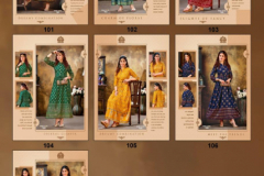 Fashion Talk Gold Coin Reyon Kurti Design 101 to 107