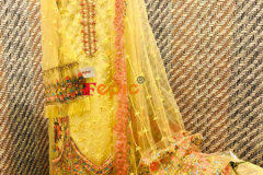 Fepic C-1029 Series Rosemeen Net Heavy Embroidery Pakisthani Suits Design 01 to 03 8