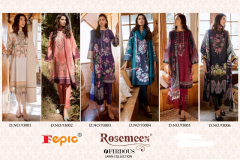 Fepic Rosemeen Firdous Lawn Collection Pakistani Design 93001-93006 Series (10)