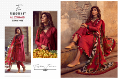 Firdous Art Al Zohaib Jam Cotton Printed Pakistani Suit Design 81001-81006 Series (8)