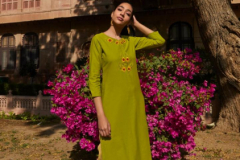 Four Buttons Rozana Vol 02 Heavy Cotton Kurti With Bottom Design 1561 to 1568 6