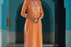 Four Buttons Vibrant Kurtis With Pant Design 1546 to 1550 6