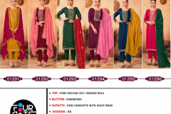 Four Dots Sargam Designer Festival Russian Fabric Salwar Suits Design 01291 to 01296 Series (5)
