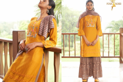 Four Roses Naaz Chinon Kurti With Bottom & Dupatta Design 1001 to 1006 Series (7)