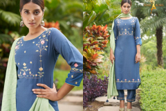 Four Roses Ruhaniyat Chinon Kurti With Bottom & Bottom Design 1001 to 1006 Series (3)