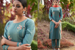 Four Roses Ruhaniyat Chinon Kurti With Bottom & Bottom Design 1001 to 1006 Series (4)