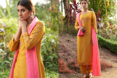 Four Roses Ruhaniyat Chinon Kurti With Bottom & Bottom Design 1001 to 1006 Series (6)