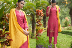 Four Roses Ruhaniyat Chinon Kurti With Bottom & Bottom Design 1001 to 1006 Series (7)