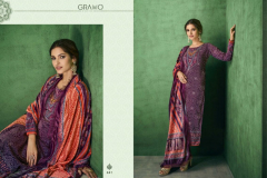 Gramo Bandhej Velvet Salwar Suit Design 441 to 444 Series (5)
