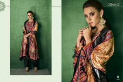 Gramo Bandhej Velvet Salwar Suit Design 441 to 444 Series (6)