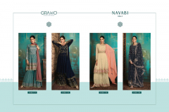 Gramo Navabi Vol 1 Palazzo Salwar Suit Design 121 to 124 Series (8)