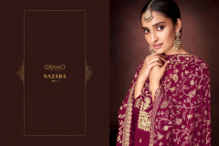 Gramo Nazara Vol 1 Georgette Kurti With Bottom & Dupatta Design 6001 to 6004 Series (7)