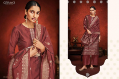 Gramo Nusarat 1 Silk Palazzo Salwar Suit Design 81 to 86 Series (2)