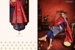 Gramo Nusarat 1 Silk Palazzo Salwar Suit Design 81 to 86 Series (3)