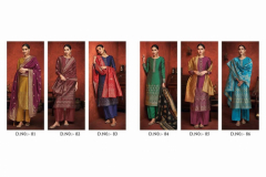 Gramo Nusarat 1 Silk Palazzo Salwar Suit Design 81 to 86 Series (5)